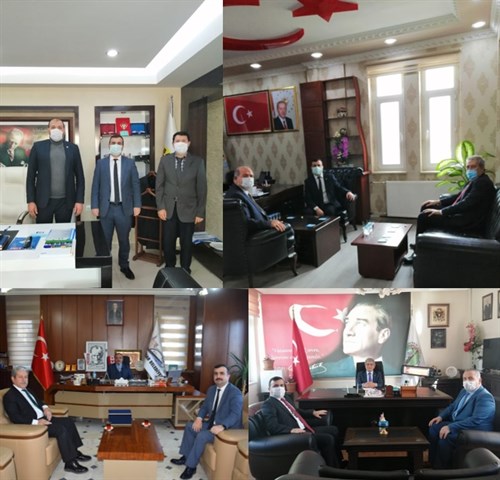 İl Nüfus ve Vatandaşlık Müdürümüz Erkan TANYERİ' nin Bayat, Evciler, İscehisar ve Kızılören İlçe Belediye Başkanlarımızı Ziyaretleri