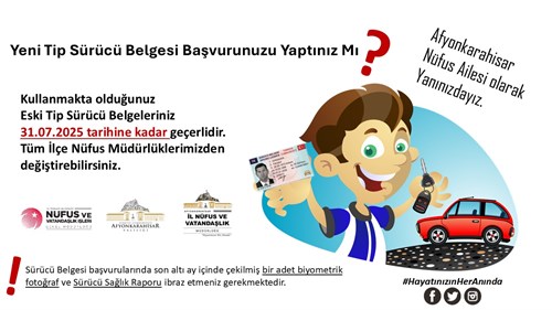 Eski Tip Sürücü Belgesine Sahip Olan Vatandaşlarımızın Dikkatine ‼️