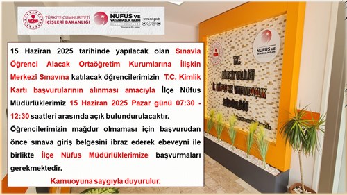 2025 Liseye Geçiş Sınavı (LGS)
