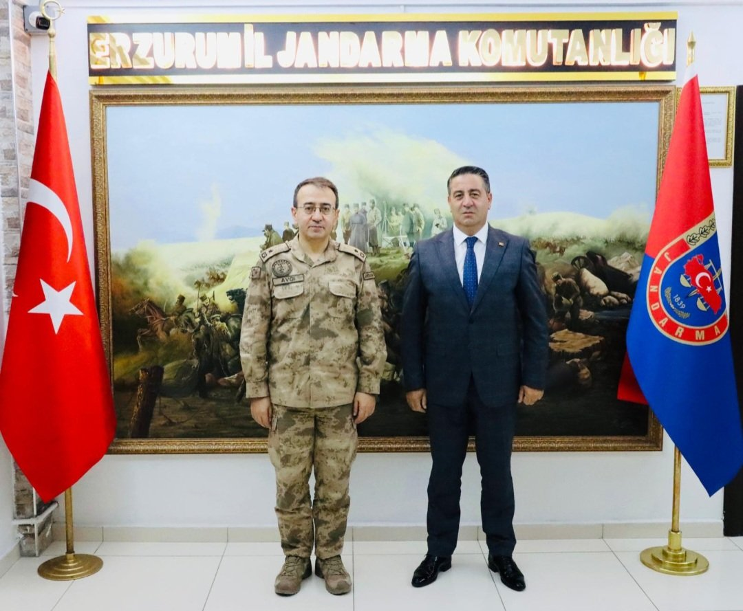 Erzurum İl Jandarma Komutanımıza Ziyaret