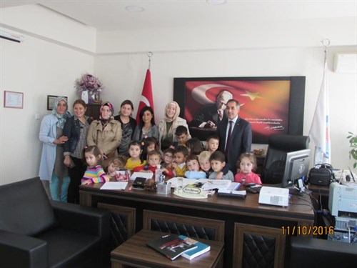 ÇITLAKKALE ANAOKULU ÖĞRENCİLERİNDEN MÜDÜRLÜĞÜMÜZE ZİYARET 