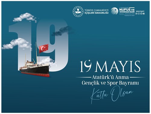 19 Mayıs Atatürk’ü Anma Gençlik ve Spor Bayramı kutlu olsun  #19MAYIS1919  